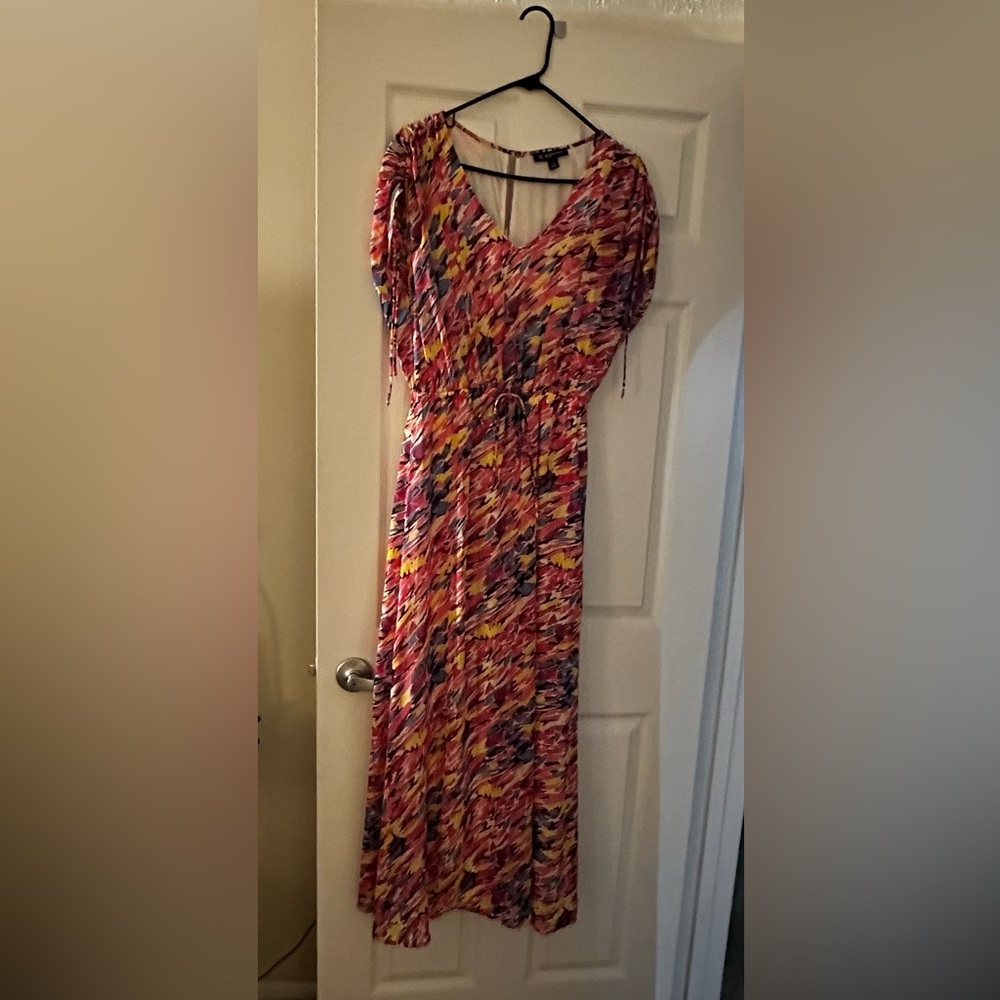 INC Womens Multi color Maxi Dress, Size 4-NWOT
